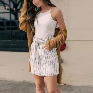 NWT Black & White Mini Skirt